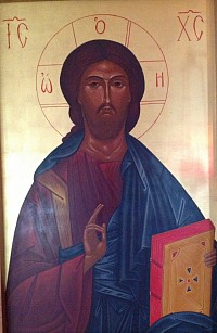 Christ on our ikon screen